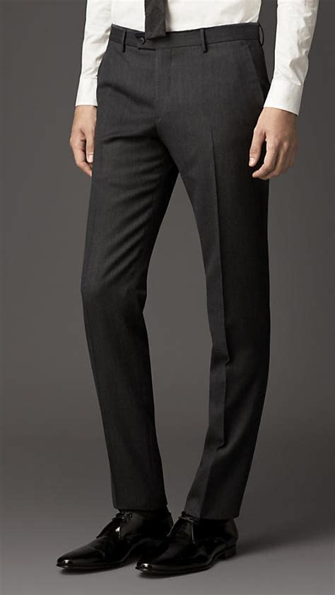 mens burberry velvet trousers|burberry flannel men's.